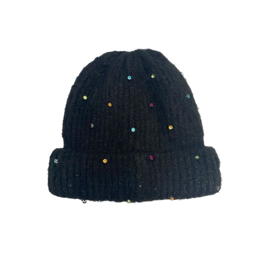 Inc International Concepts Rhinestone Beanie Wmns Knit Winter Hat Cozy Soft Warm